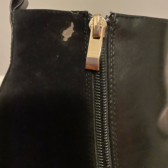 🇬🇧 black leather and suede platform ankle boots ✨ - Picture 11 of 13